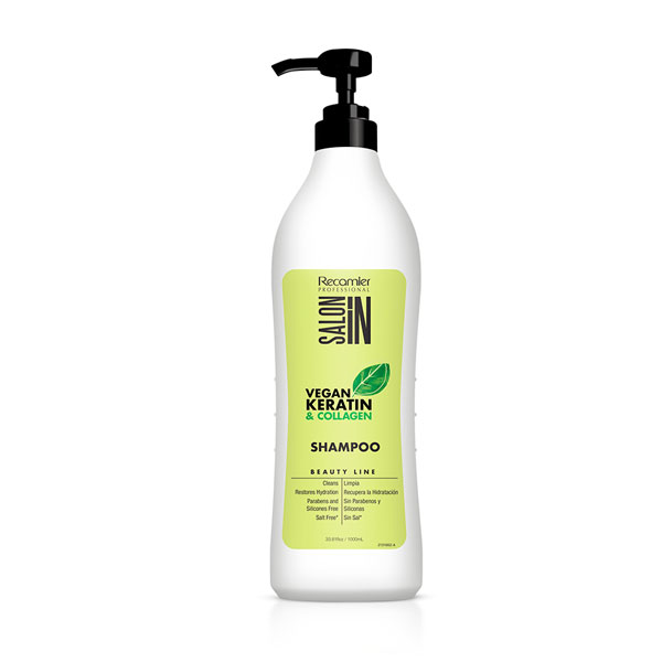SHAMPOO VEGAN KERATIN SALON IN X1000 ML Tecnoestilos